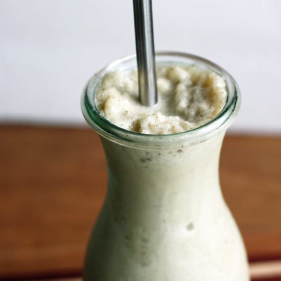 Vanilla Matcha Protein Frappuccino - Recipe photo by aslolife