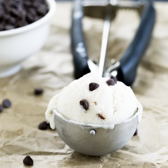 Easy No Churn Dairy Free Ice Cream - Recipe photo by gfshoestring