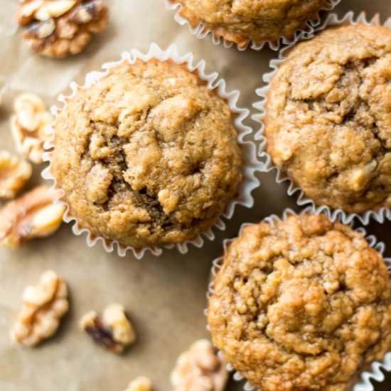 Whole Wheat Banana Muffins - Recipe photo by wrightfamilytable
