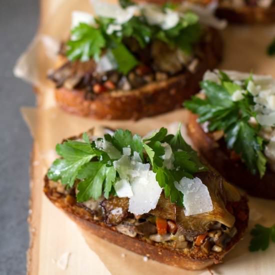 Mixed Mushroom Toast - Recipe photo by SaltandWind