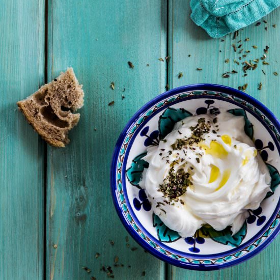 Labneh or Yoghurt Cheese - Recipe photo by xabilikeschocolate