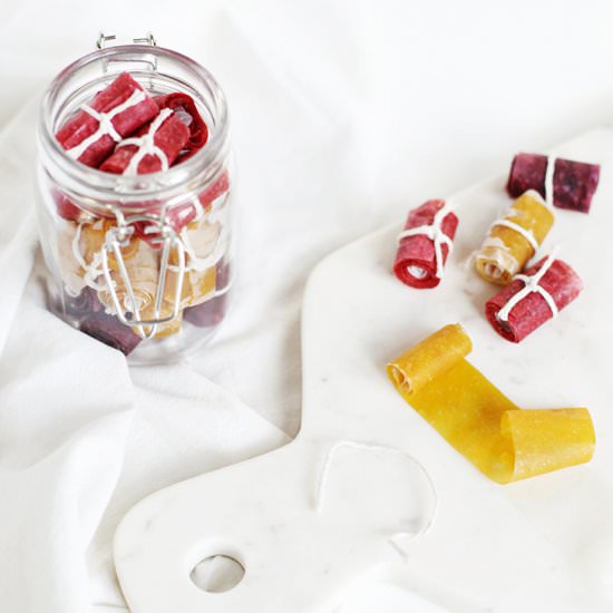 Homemade Fruit Roll-Ups - Recipe photo by The Merrythought