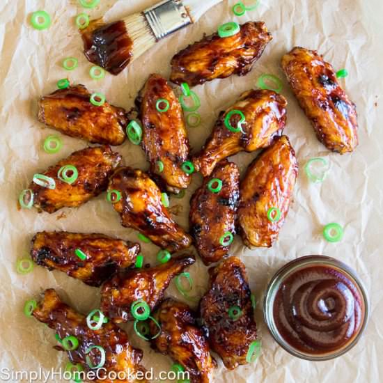 Grilled Barbecue Wings - Recipe photo by simplyhomecooked