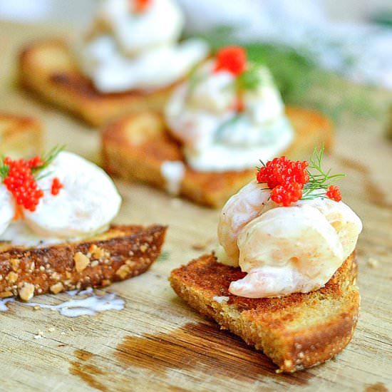 Toast Skagen - Recipe photo by NellieBellie