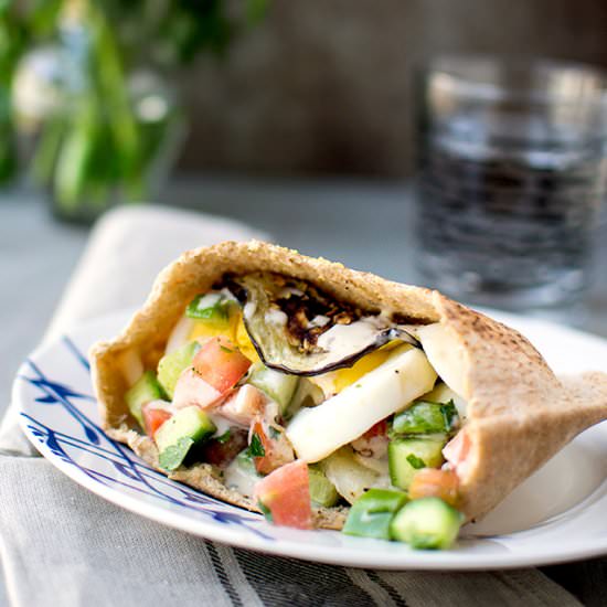 Sabich Sandwich - Recipe photo by Pavani