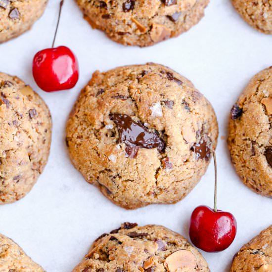 Cherry Chocolate Chunk Cookies - Recipe photo by bakerita