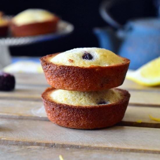 Lemon bluebberies financier - Recipe photo by mesinspirationsculinaires