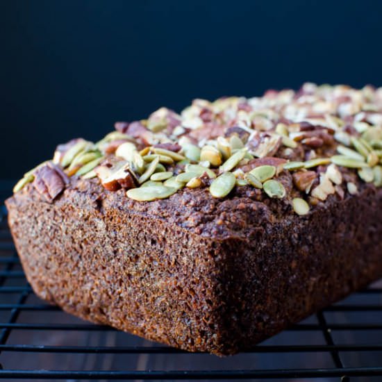 Gluten Free Banana Coconut Bread - Recipe photo by garlic and zest