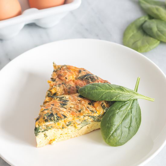 crustless spinach quiche - Recipe photo by kitchen_trials