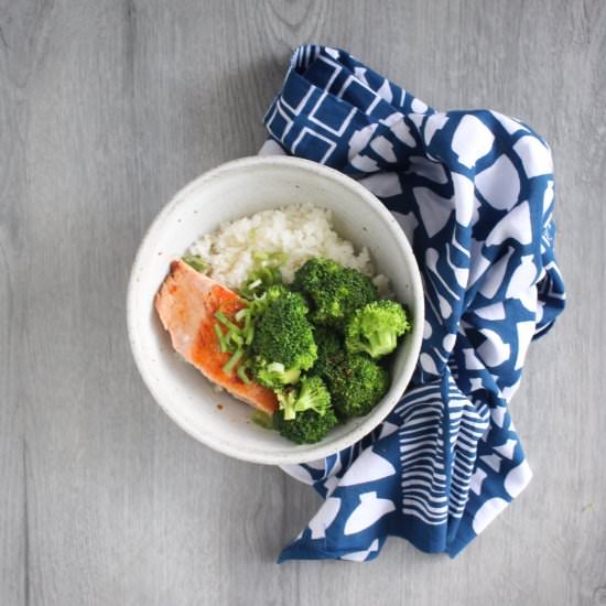Salmon and Broccoli Rice Bowls - Recipe photo by scratch-eats