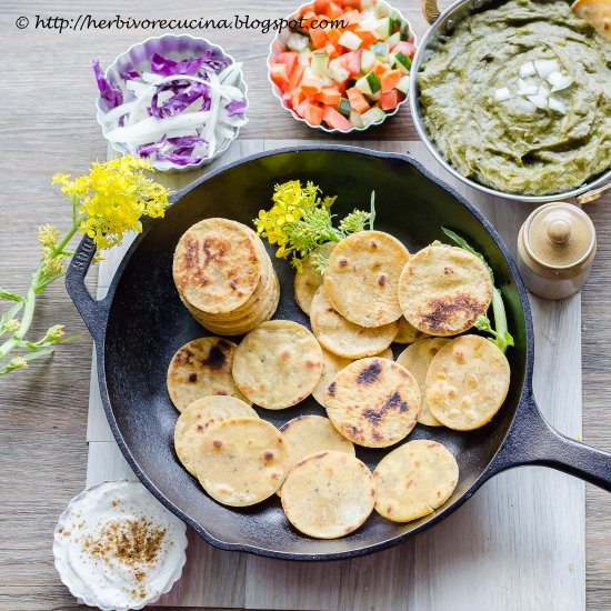 Bite size Makai di Roti - Recipe photo by Herbivore Cucina