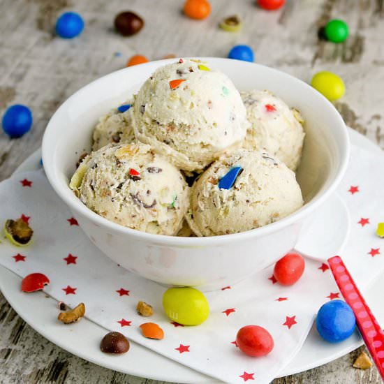 M&M’s Ice Cream - Recipe photo by Culinaire bagage