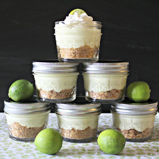 Key Lime Icebox Pie in Jars - Recipe photo by spoonfulosugar