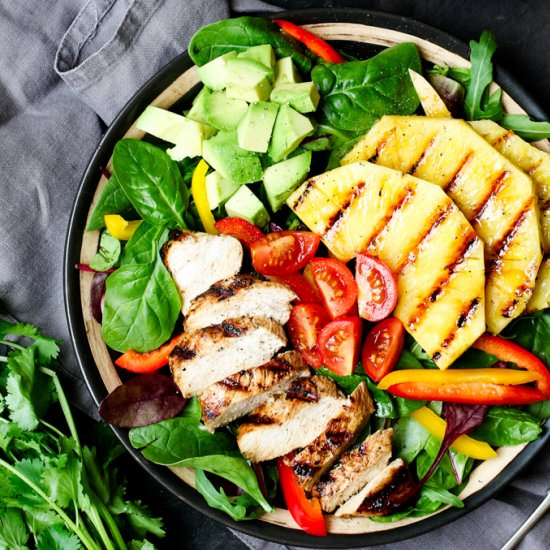 Hawaiian Chicken Salad - Recipe photo by KitchenSanctuary