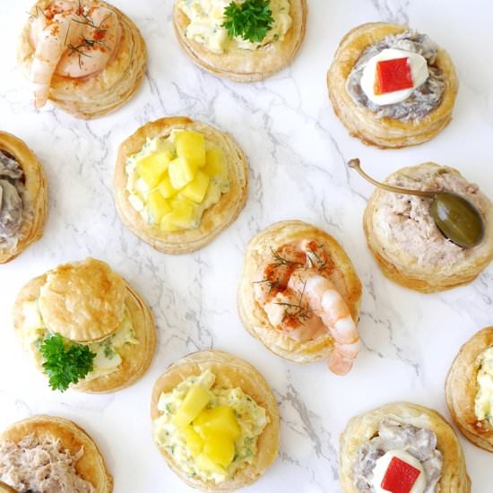 Retro Vol-au-Vent Appetizers - Recipe photo by BirdsParty