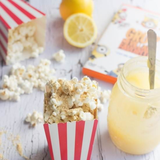 Lemon Meringue Popcorn - Recipe photo by Johlene@FlavoursandFrosting