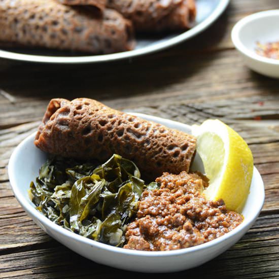 An Ethiopian Feast - Recipe photo by AnEdibleMosaic