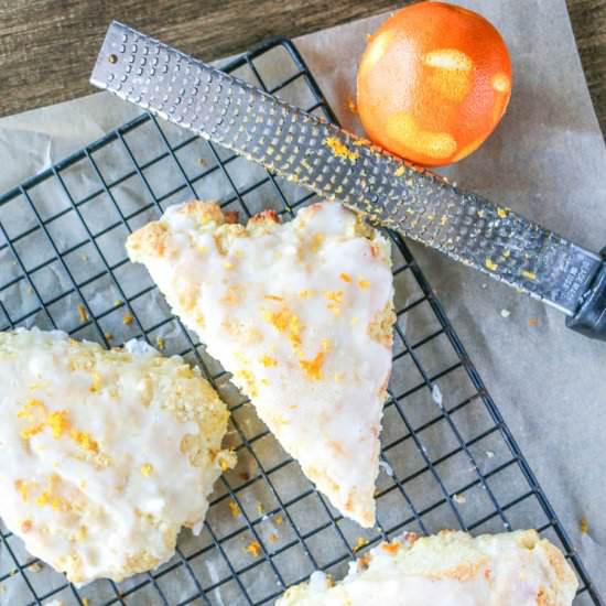 Orange Ricotta Scones - Recipe photo by wrightfamilytable
