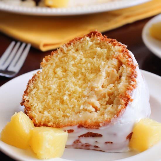 Pineapple Cheesecake Cake - Recipe photo by cakefordinner
