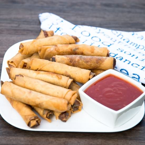 Crispy Spring Rolls - Recipe photo by hadias lebanese cuisine