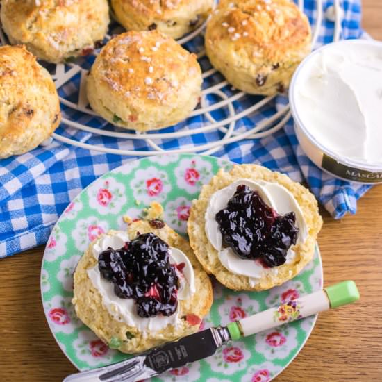 Panettone Scone - Recipe photo by JoJoNookAndCranny