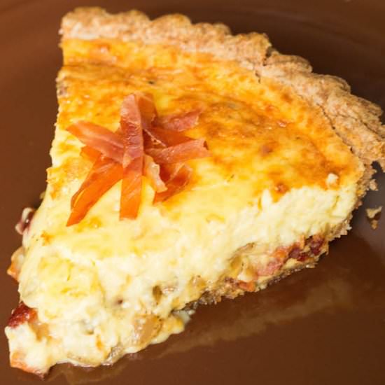 Bacon Lover's Duck Egg Quiche - Recipe photo by jpinney13