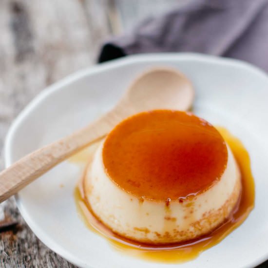 Japanese Custard Pudding - Recipe photo by Chopstick Chronicles