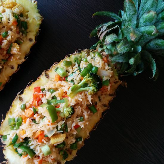 Tropical Fried Rice - Recipe photo by KrispyKadhai