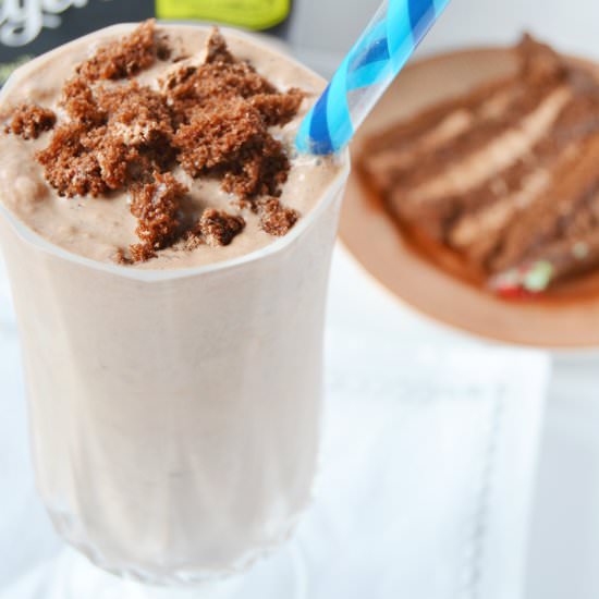 Chocolate Cake Shake - Recipe photo by WillBakeforBooks