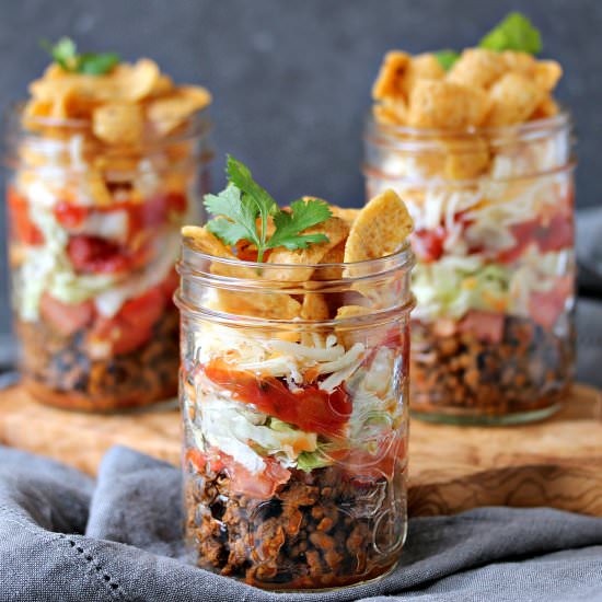 Mini Fritos Taco Salads - Recipe photo by cravingsofalunatic