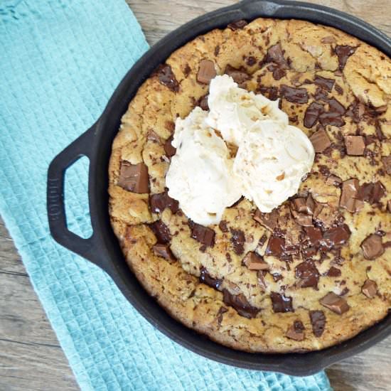 Chocolate Chip Skillet Cookie - Recipe photo by Modern Honey