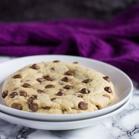 Giant Chocolate Chip Cookie for One - Recipe photo by marshasbakingaddiction