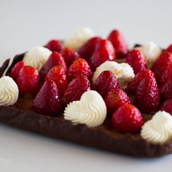 Strawberry Chocolate Box - Recipe photo by Gday Souffle
