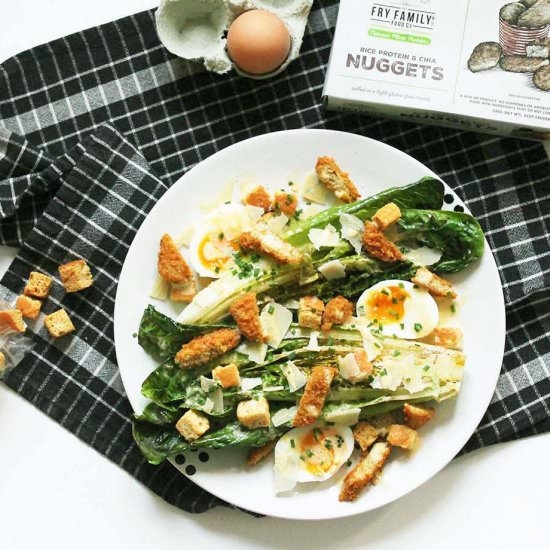 Vegetarian Caesar Salad - Recipe photo by Cake and Whisky