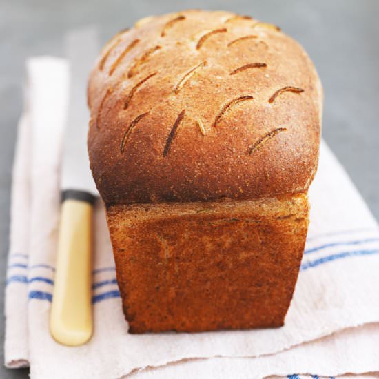 Swedish Limpa Sourdough Rye Bread - Recipe photo by Fuss Free Flavours
