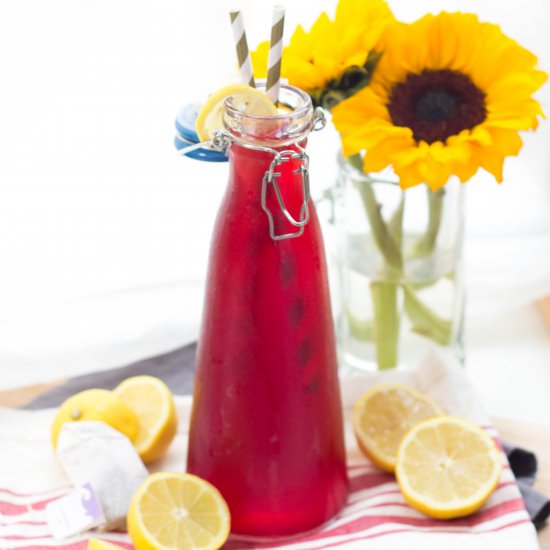 Sweet Passion Tea Lemonade - Recipe photo by Homemade Nutrition