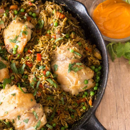Peruvian Chicken and Rice - Recipe photo by beyondmeresustenance