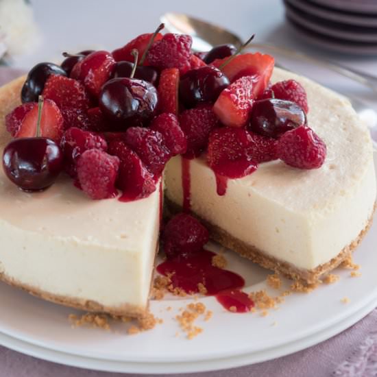 Best Ever Baked Cheesecake - Recipe photo by annmcdonald