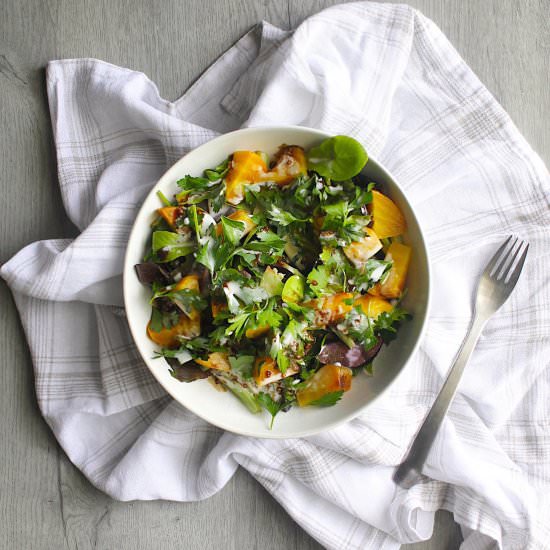 Roasted Golden Beet Salad - Recipe photo by scratch-eats