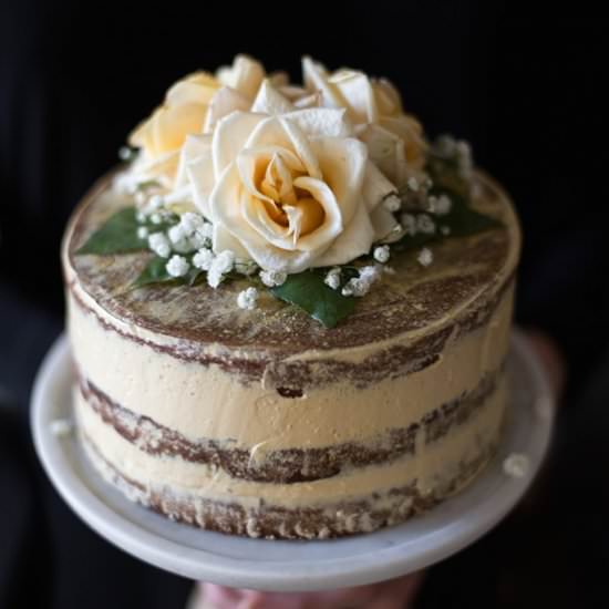 Honey & Orange Blossom Naked Cake - Recipe photo by mattersofthebelly