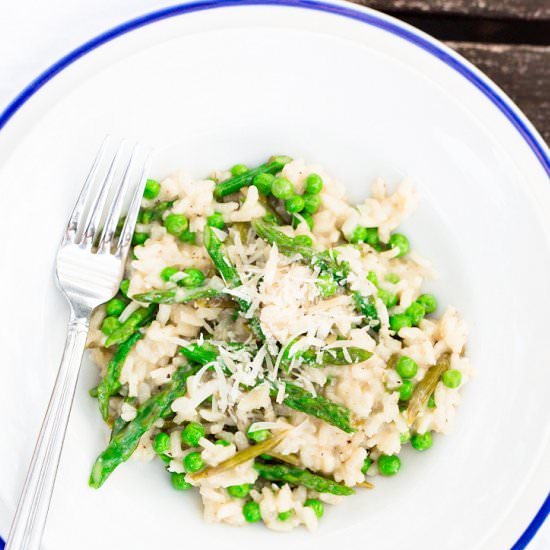 Spring Risotto - Recipe photo by foodbanjo