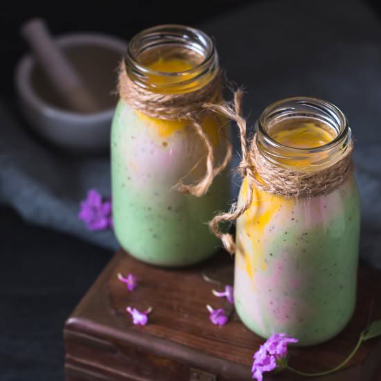 Rainbow Lassi - Recipe photo by currytrail