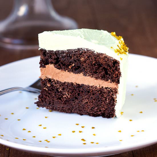 Chocolate Espresso Sourdough Cake - Recipe photo by boundbyfood