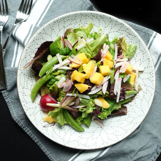 Spring Fever Snap Pea Salad - Recipe photo by dailywaffle