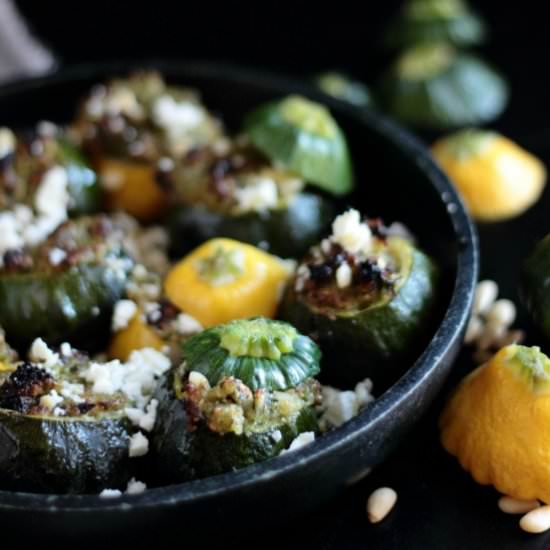 Stuffed Pattypan - Recipe photo by figsandpigs