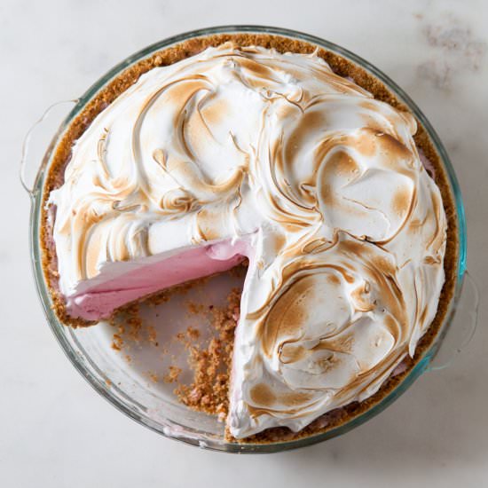 Baked Alaska Ice Cream Pie - Recipe photo by Style Sweet CA