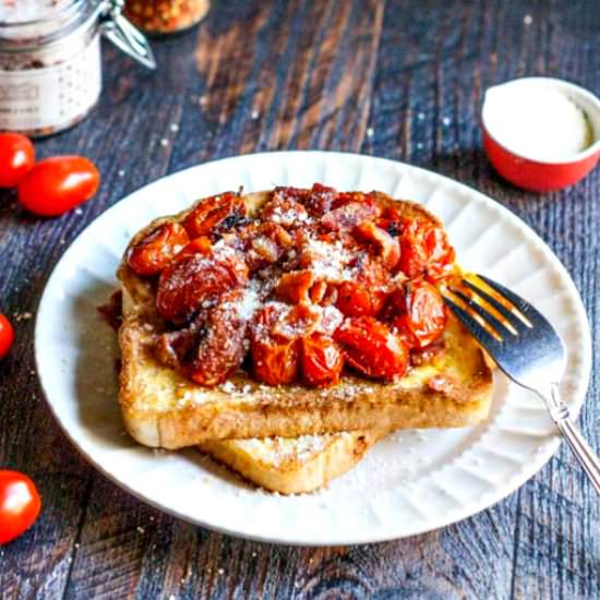 Tomato Bacon French Toast - Recipe photo by MyLifeCookbook