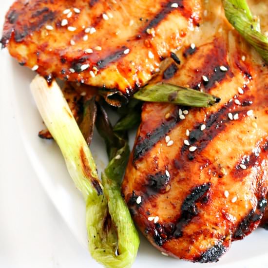 Grilled Asian BBQ Chicken - Recipe photo by MelissaPotvin