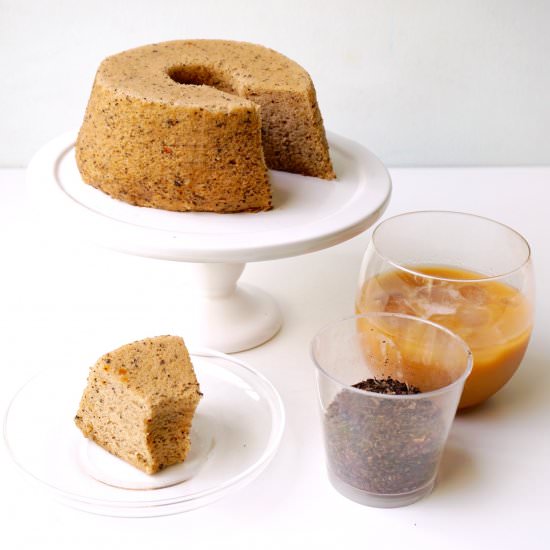 Thai Milk Tea Chiffon Cake - Recipe photo by Sumopocky