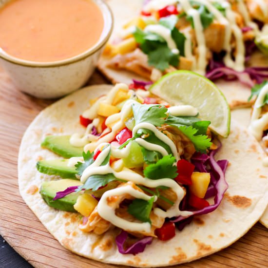 Fish tacos with pineapple salsa - Recipe photo by thesecretlifeofbee